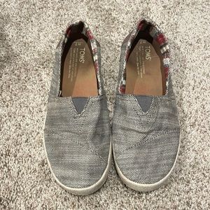 Toms grey weave shoes women’s 7